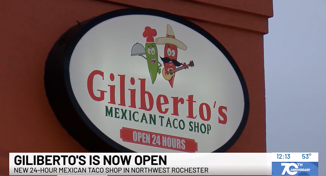La taquería mexicana de Giliberto en el noroeste de Rochester ya está abierta